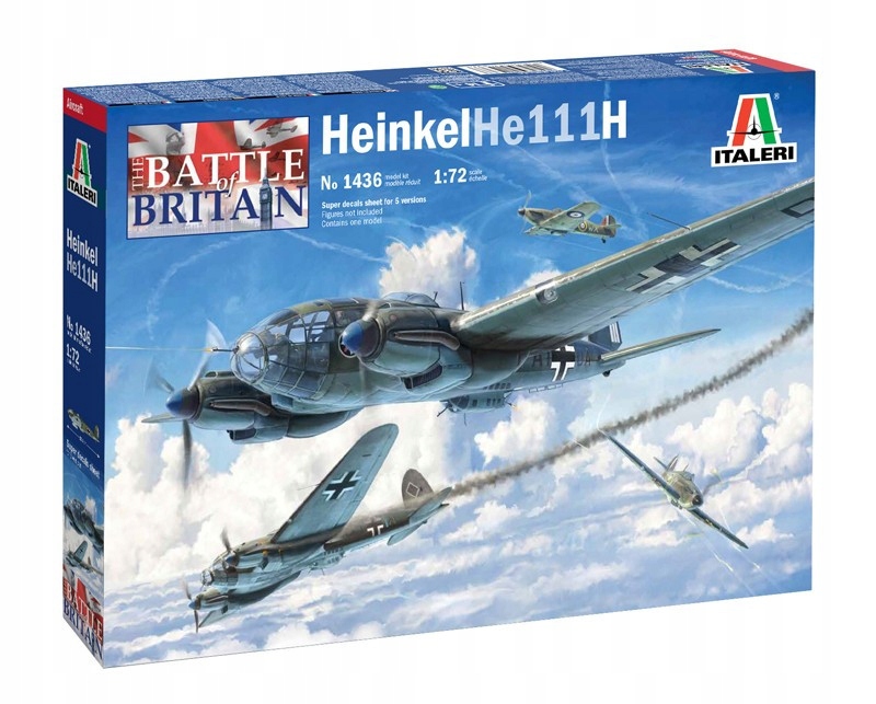 Model Plastový Heinkel He 111H Battle Of Britain 80TH