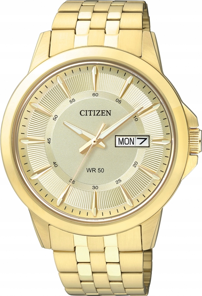 Zegarek męski Citizen BF2013-56PC złoty klasyczny