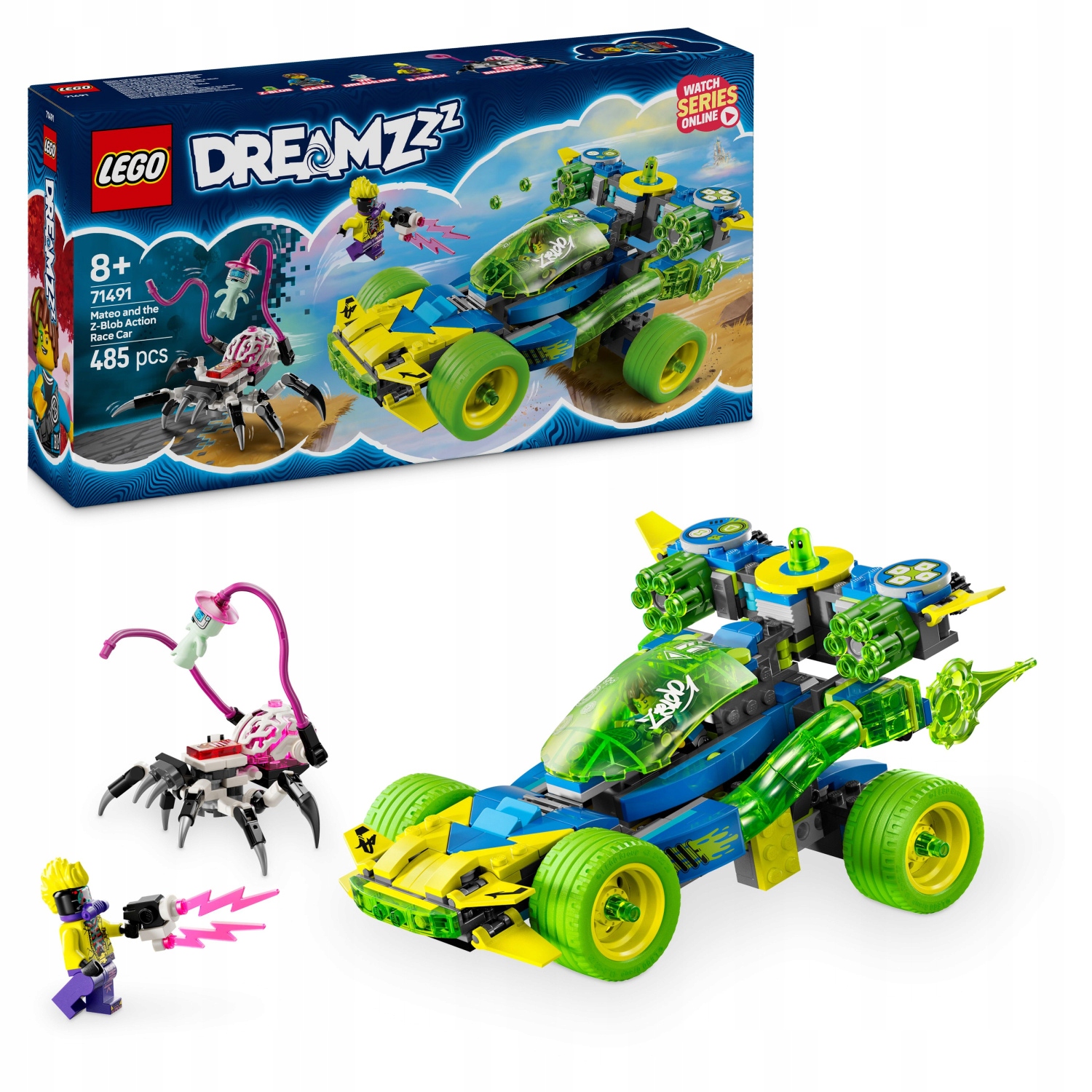 Lego DREAMZzz 71491 Mateo a akční závodní auto Z-Flek