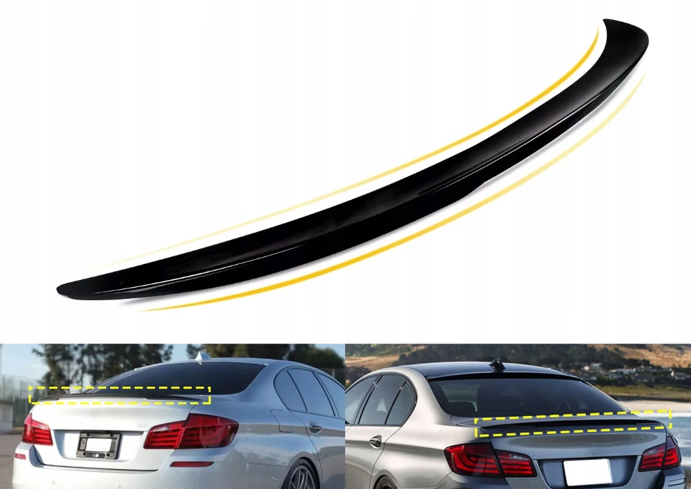 Spoiler M Performance Spoiler Černý Lesklý Pro Bmw F10 2011-2018