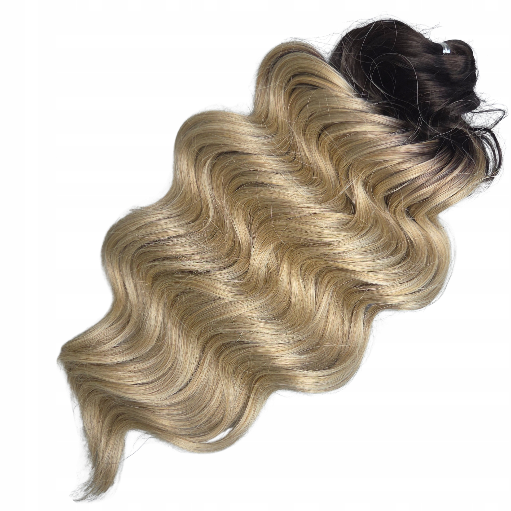 Włosy syntetyczne do czesania duża fala Manasi 40 cm 300g Kolor: TT4/24J