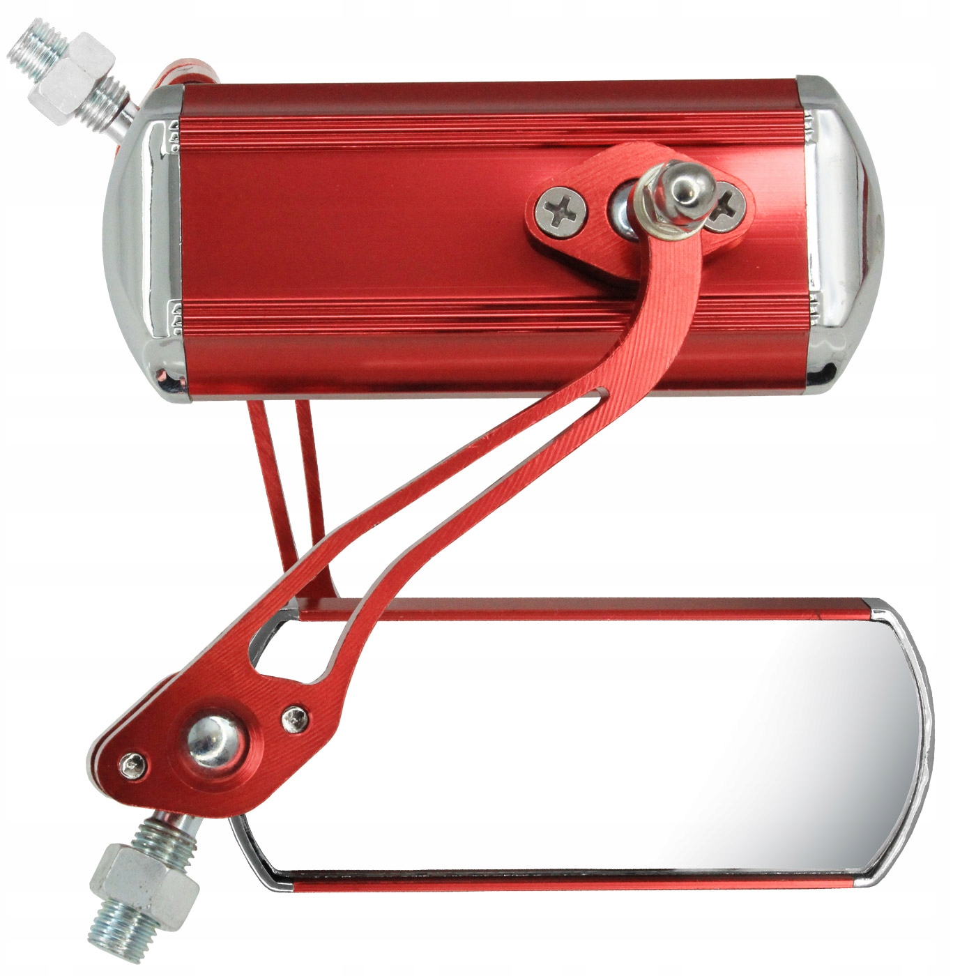 LUSTERKA M10 ALUMINIUM RED HONDA KAWASAKI SUZUKI
