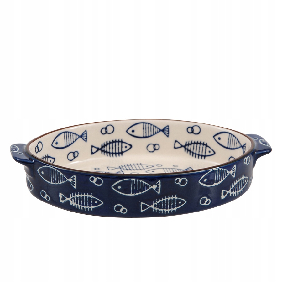 

Naczynie Do Zapiekania 23x14cm Niebieskie Ryba