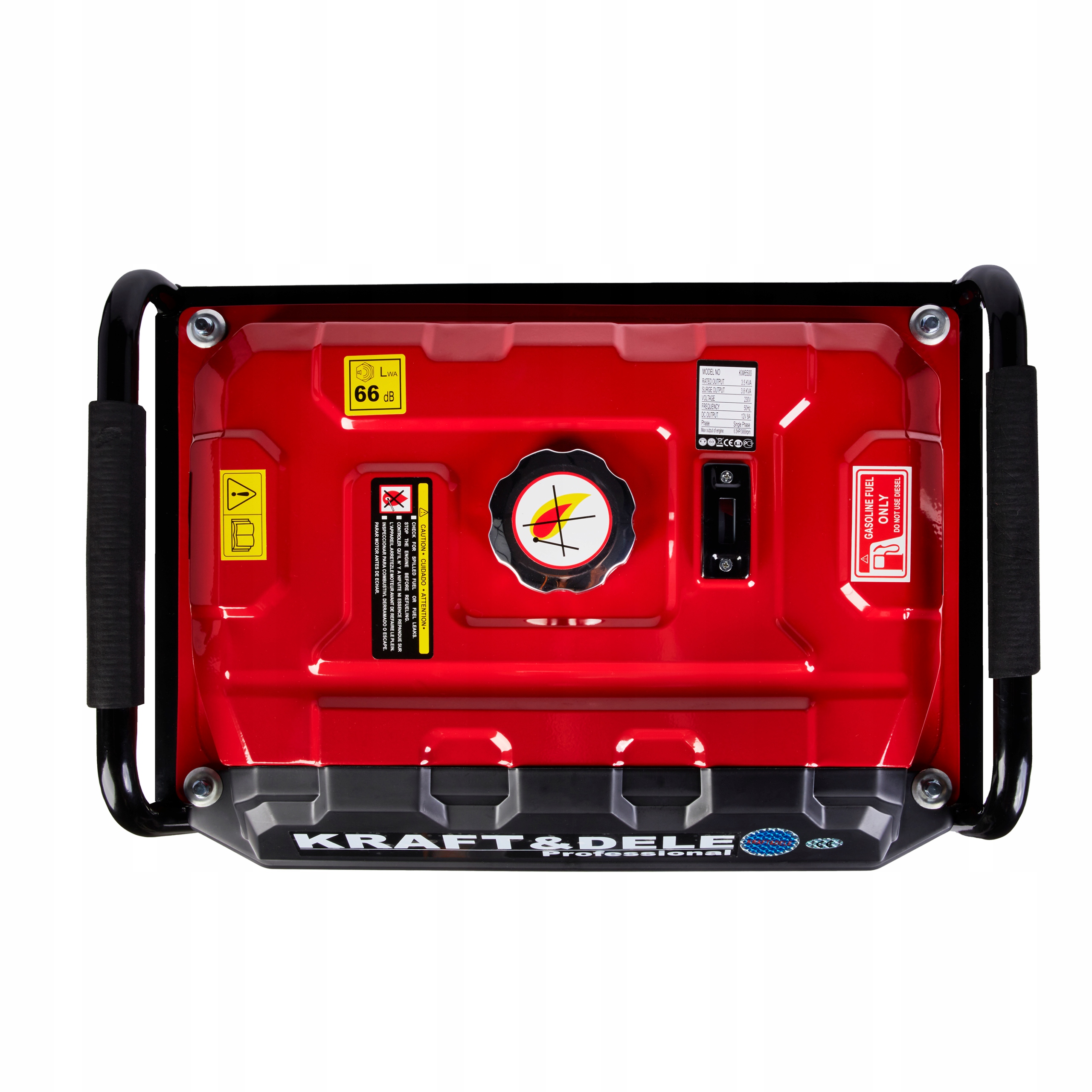 AGREGAT PRĄDOTWÓRCZY JEDNOFAZOWY PRZENOŚNY 4-SUWOWY BENZYNA 3000W + OLEJ Marka Kraft&Dele