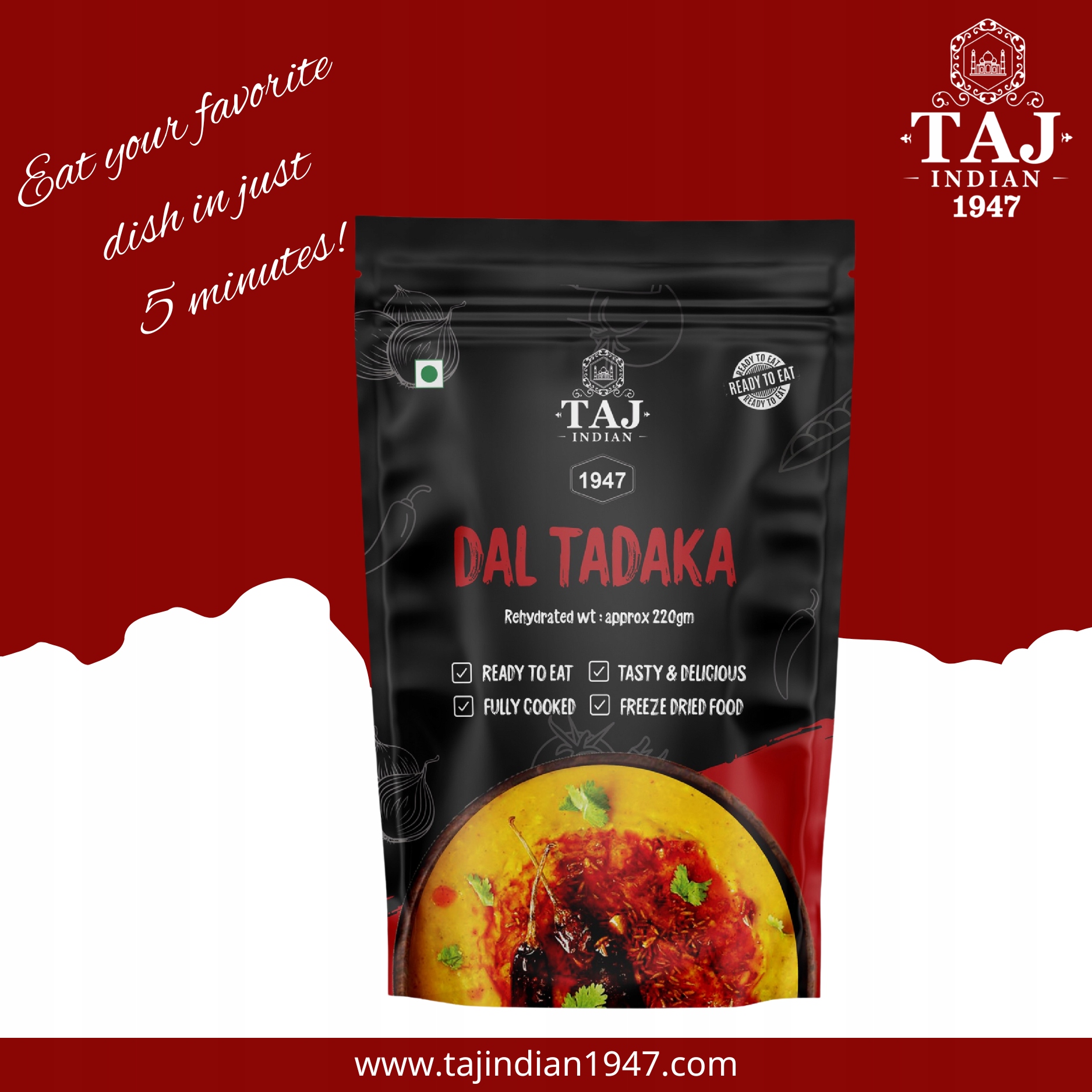 TAJ INDIAN 1947 DAL TADKA 200G