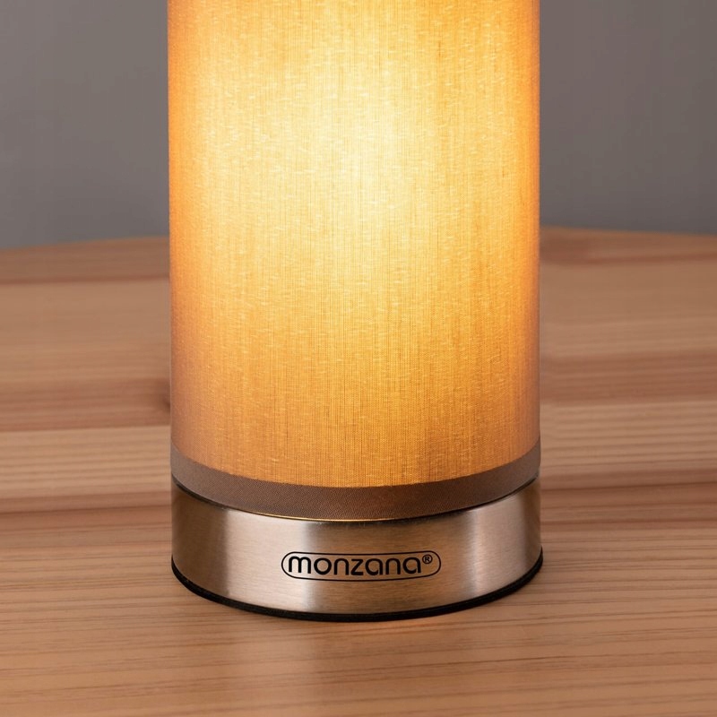 2 x LAMPA LAMPKA BIURKOWA STOŁOWA DOTYKOWA BRĄZOWA Marka Monzana