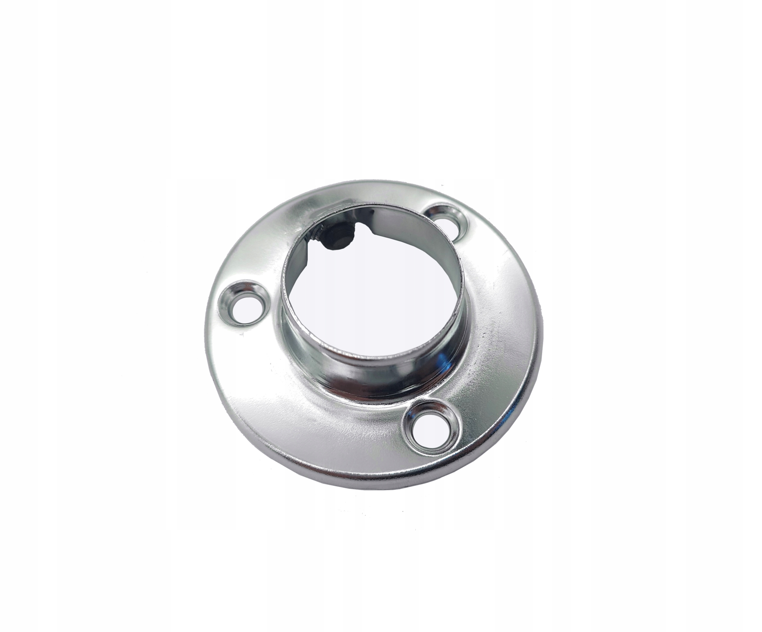 DRĄŻEK RURA MEBEL SZAFA KOMODA 150cm Fi25 + ROZETKA STAL (2SZT) CHROM c1 Kolor chrom