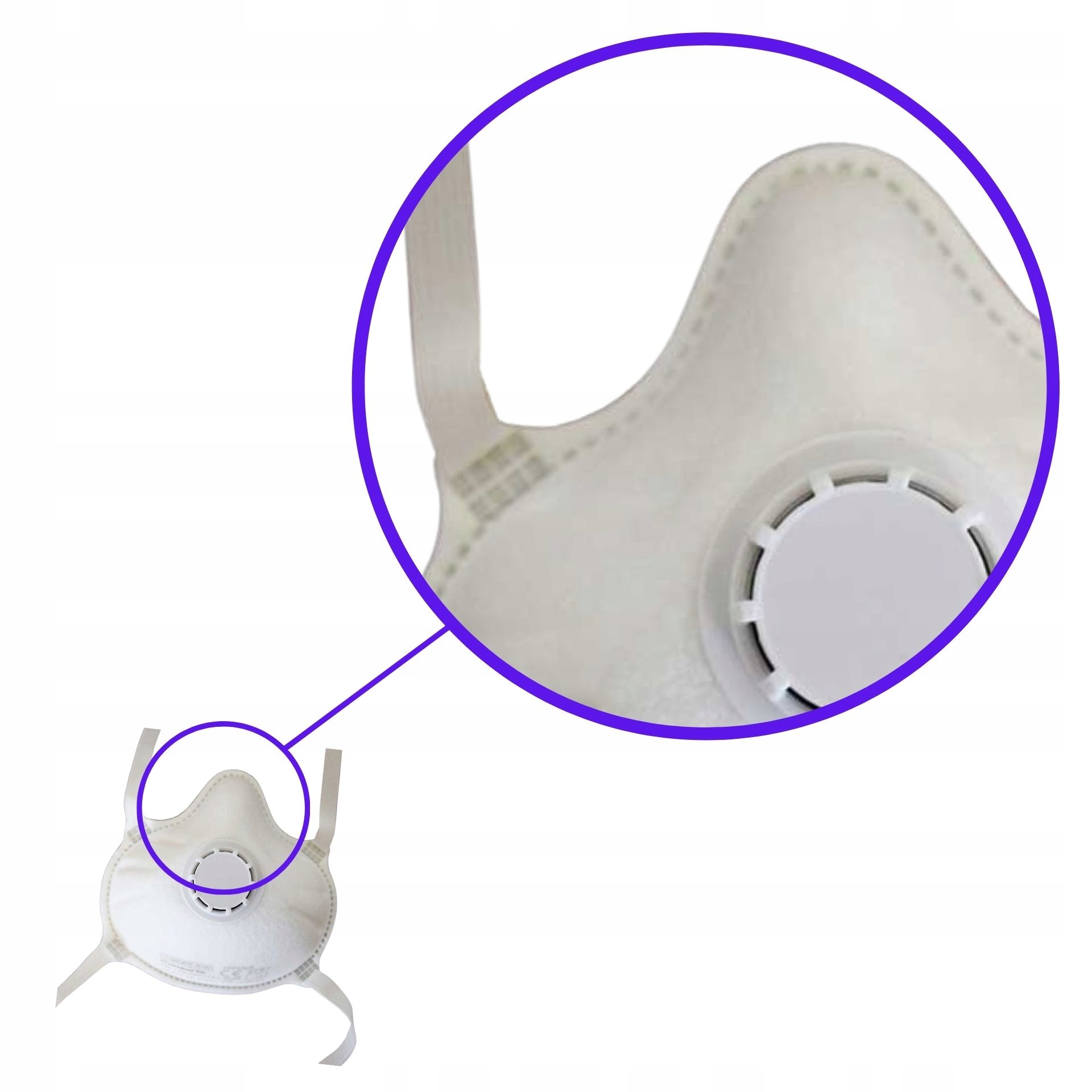 Maska PRZECIWPYŁOWA FFP3 półmaska DOBRZE USZCZELNIONA ANTYWIRUSOWA Rodzaj przeciwpyłowa