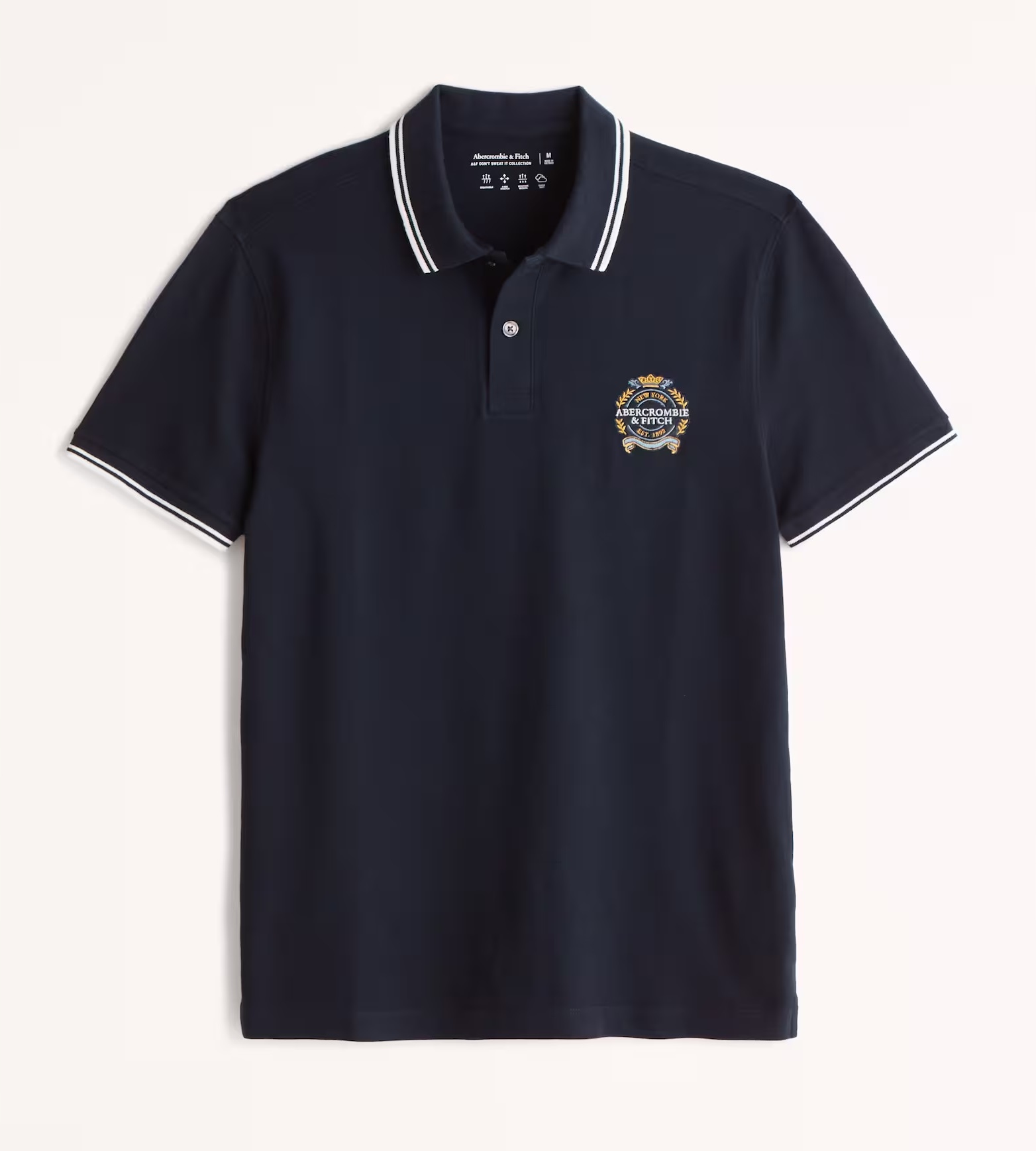 Polo tričko Abercrombie&Fitch Hollister tričko M tmavě modrá