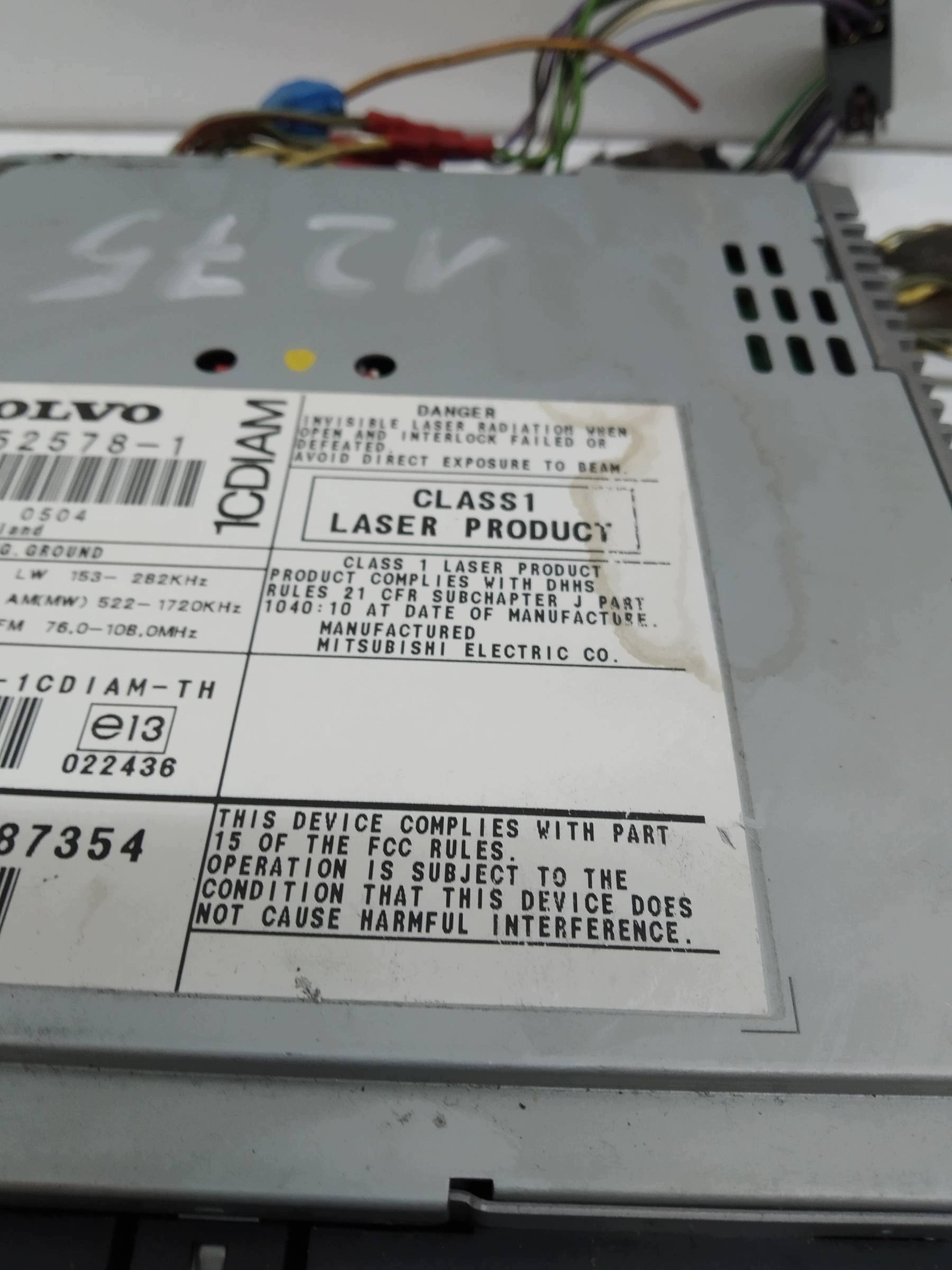 RADIO 307525781 Volvo S40 II (2004-2012)
