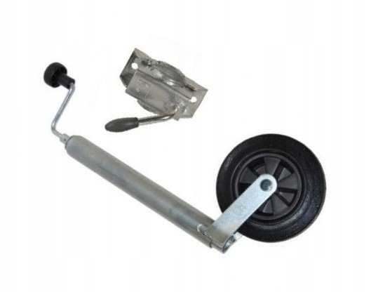 Manipulační kolečko fi48 pro odtahové vozy a přívěsy ocelový držák – 150 kg