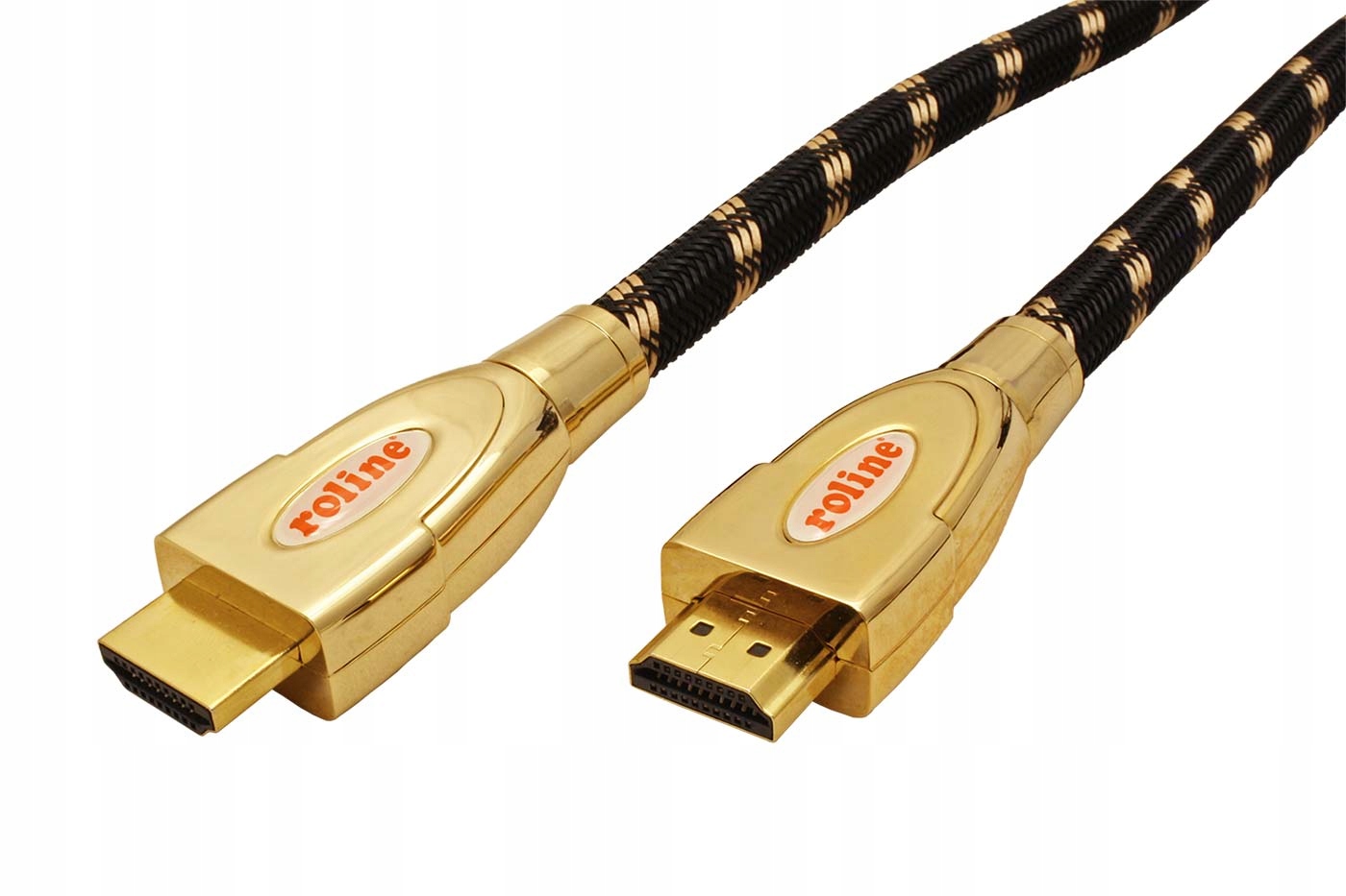 Roline-gold Hs Hdmi kabel s Eth,Ultra-HD(18G),HDMI M/M,zlacené konektory,3m