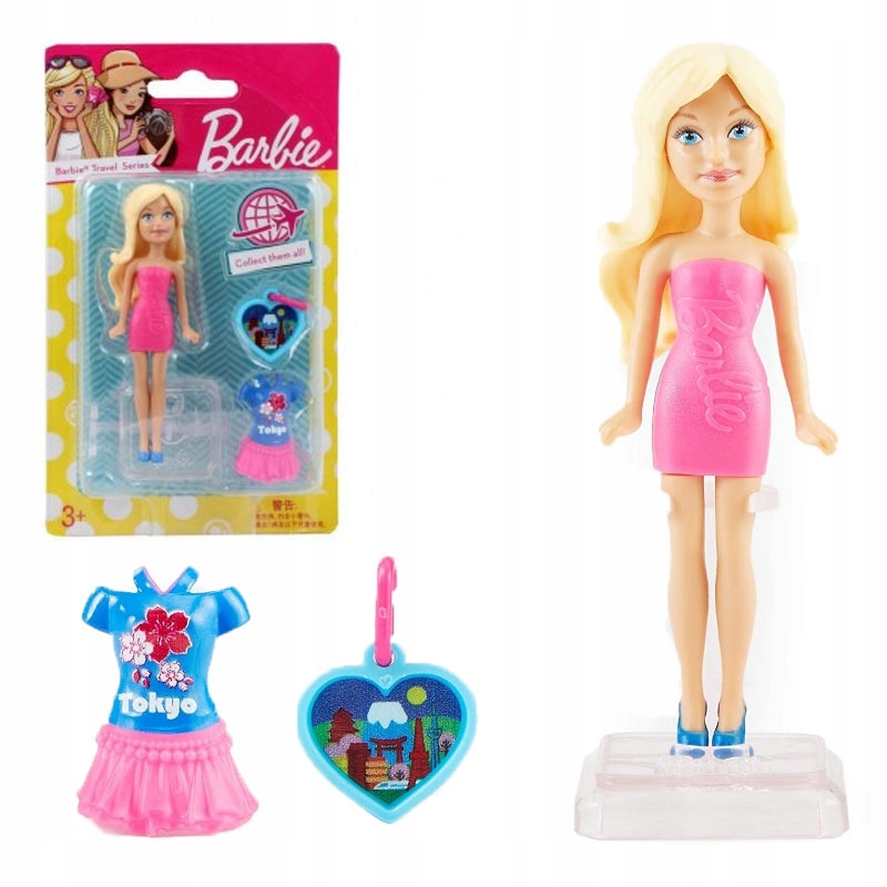 

Mattel Mini Laleczka Barbie Akcesoria Blondynka
