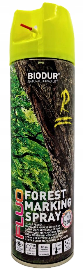 

Spray Farba do znakowania drzew 500 ml Żółty