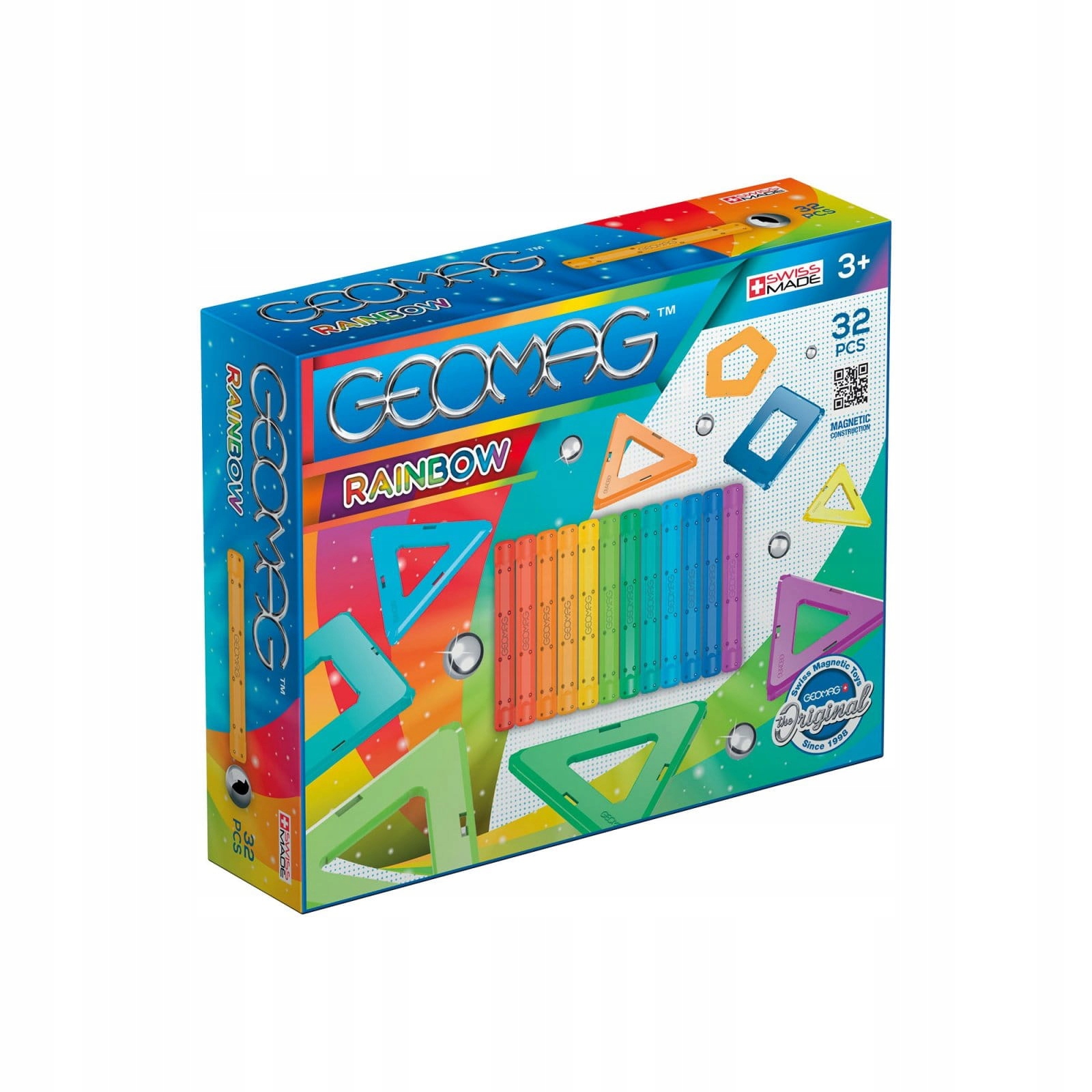 

Klocki magnetyczne Geomag Tęcza 32 elementy