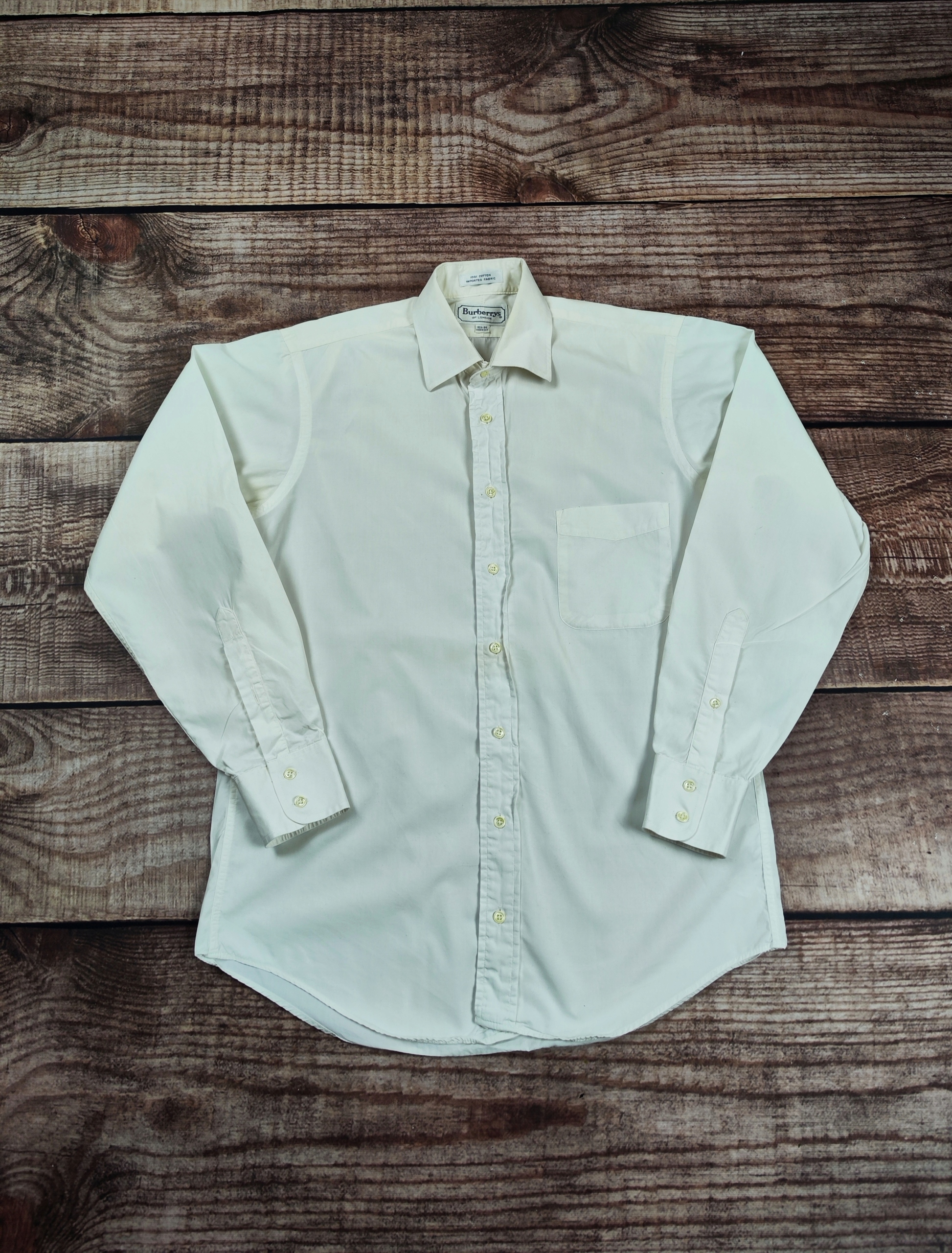 VINTAGE KOSZULA BIA A BURBERRYS 90S BASIC M L