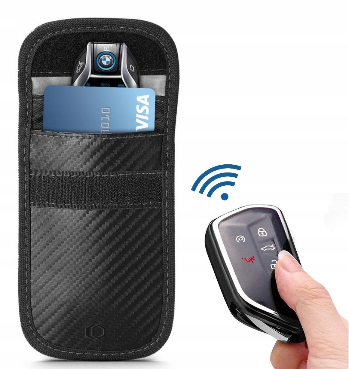 

Etui Na Kluczyk Keyless Blokada Sygnału Faraday
