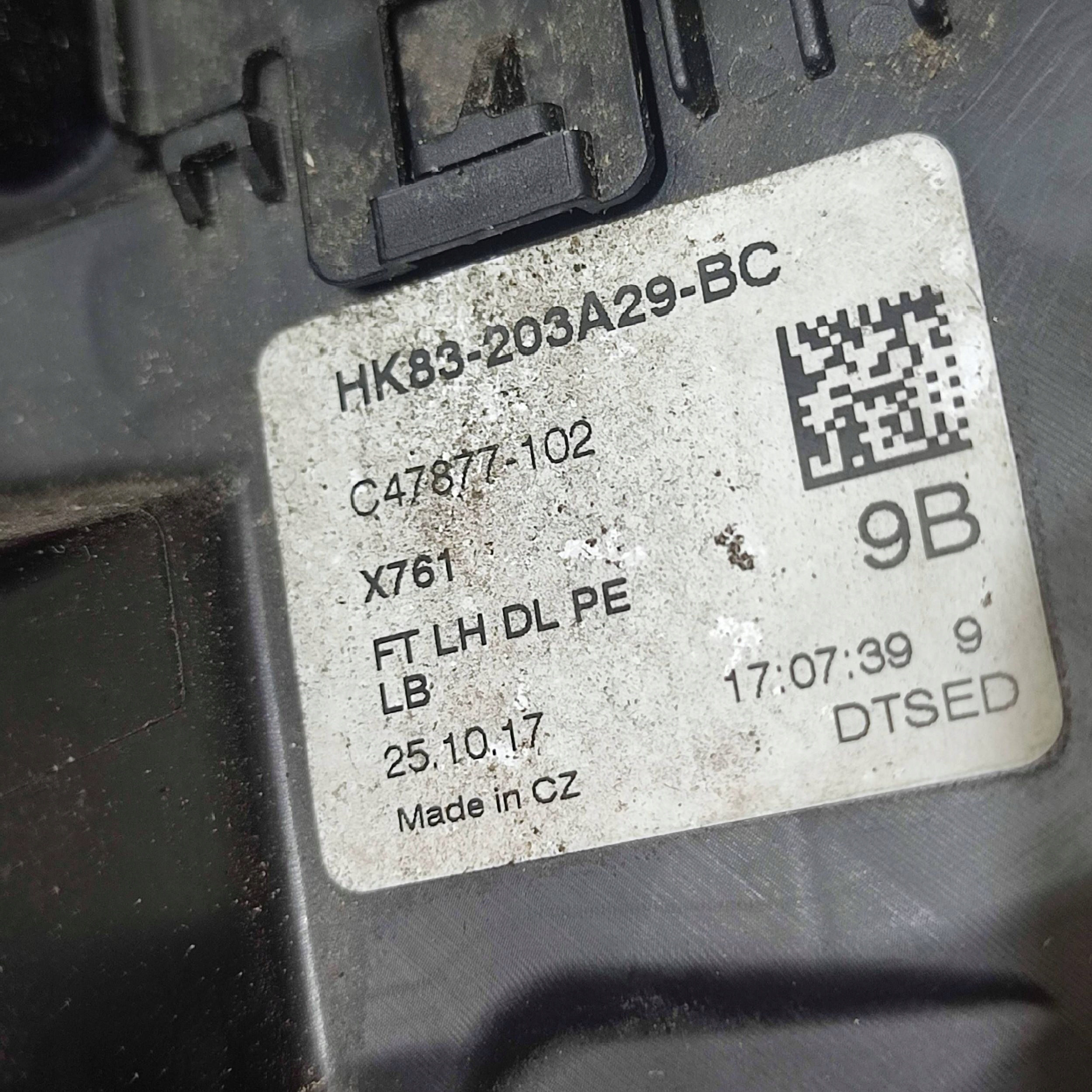 lock door przednich front left Jaguar F-Pace HK83203A29BC