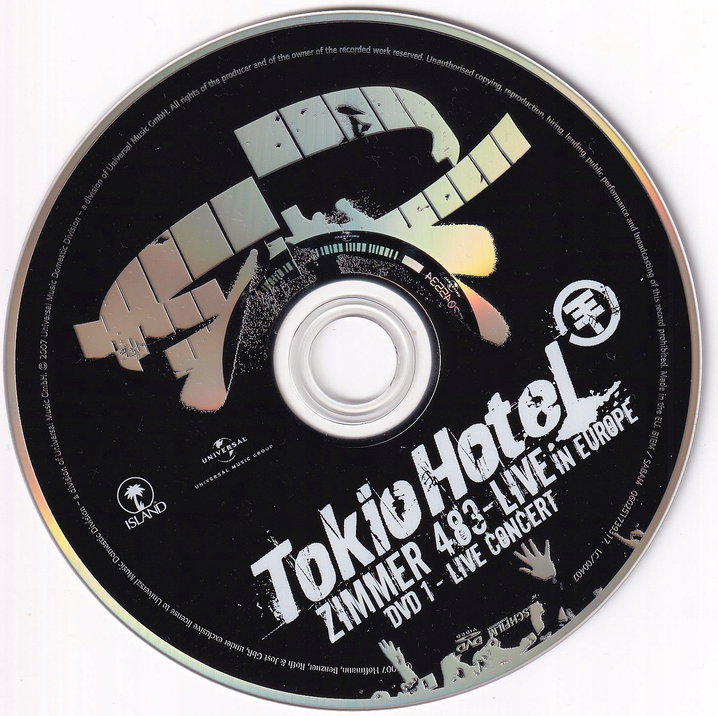 ZIMMER 483 - LIVE IN EUROPE / 2 DVD ULTIMATE TOKIO HOTEL DVD