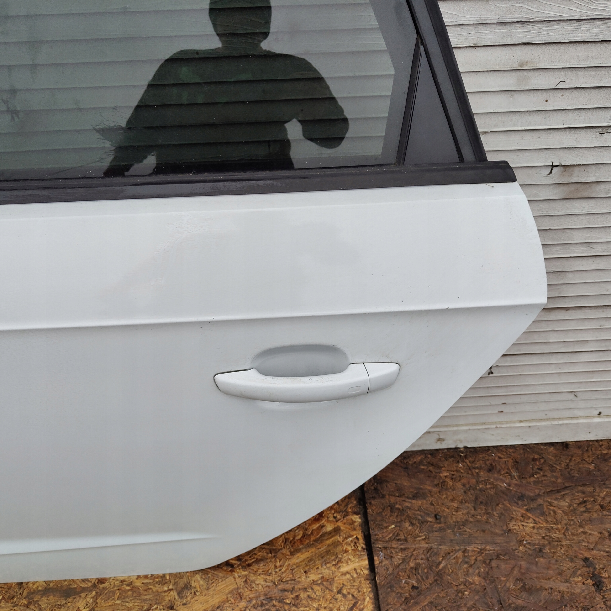 door rear. rear part left AUDI A3 8V SPORTBACK BIALA PERLA