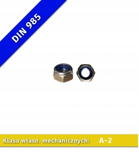 

Nakrętka samoham. M 6-A2-70 Din 985 10 szt