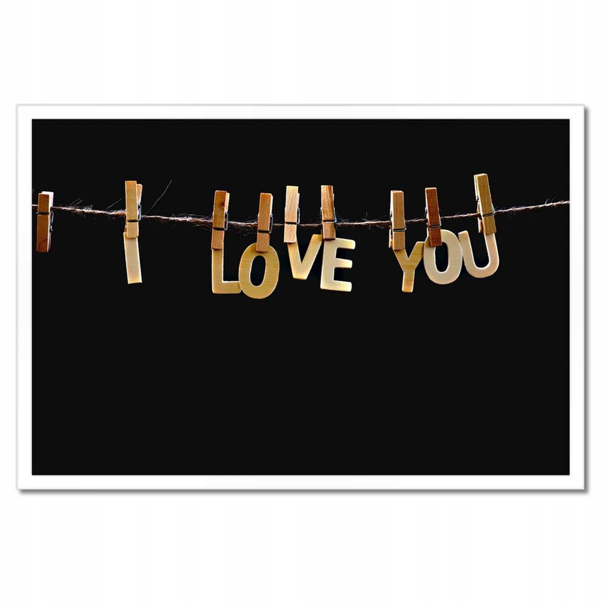 Plakáty v rámu 60x40 Den žen Dárek Láska