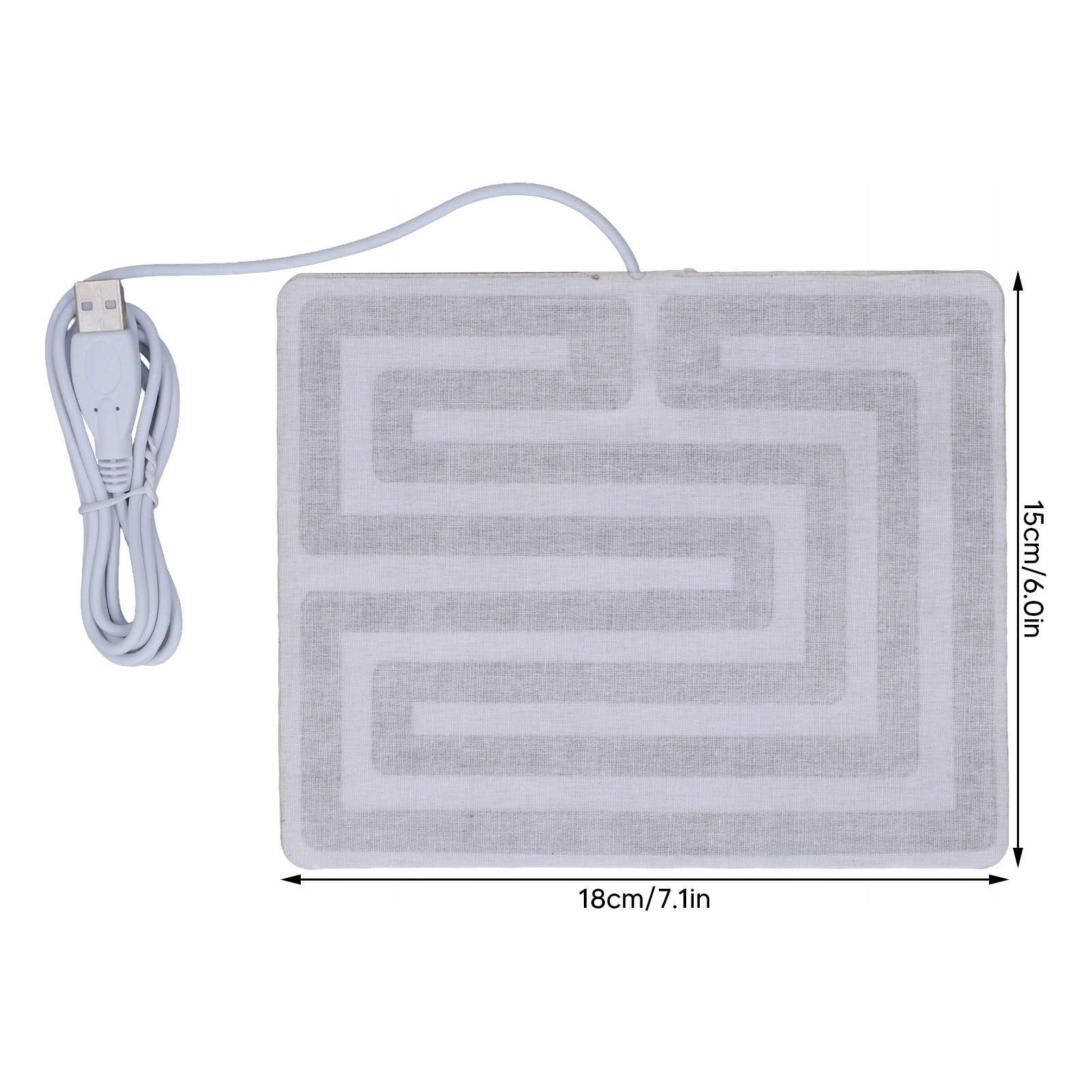 USB PLASTER CIAŁA ROZGRZEWAJĄCY,OGRZEWACZ 5V Marka bez marki