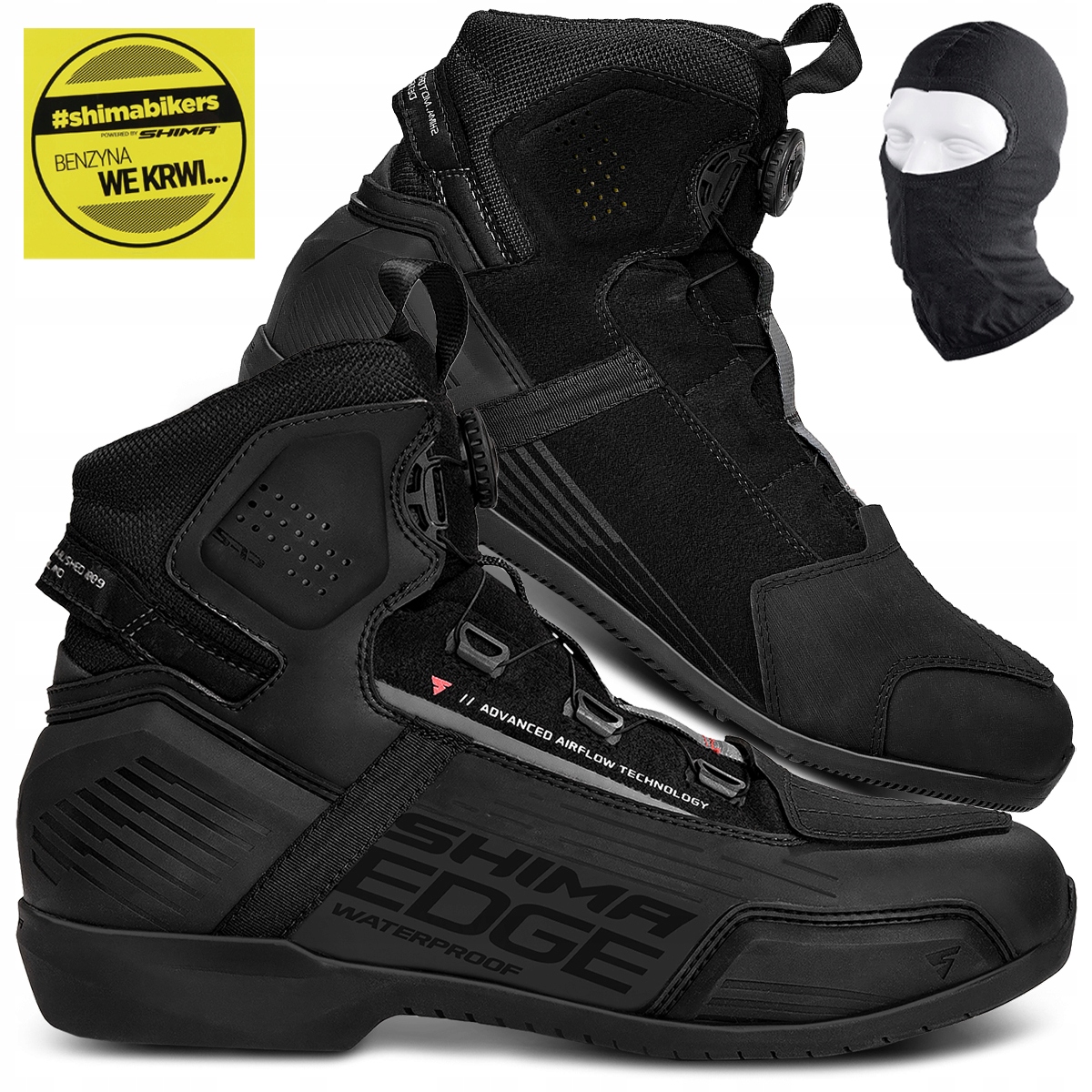 Motocyklové Topánky Shima Edge Wp Krátke Mužské Vodotesné Darčeky