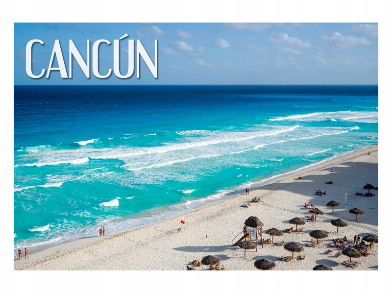 

Meksyk Cancún Plaża Magnes na lodówkę
