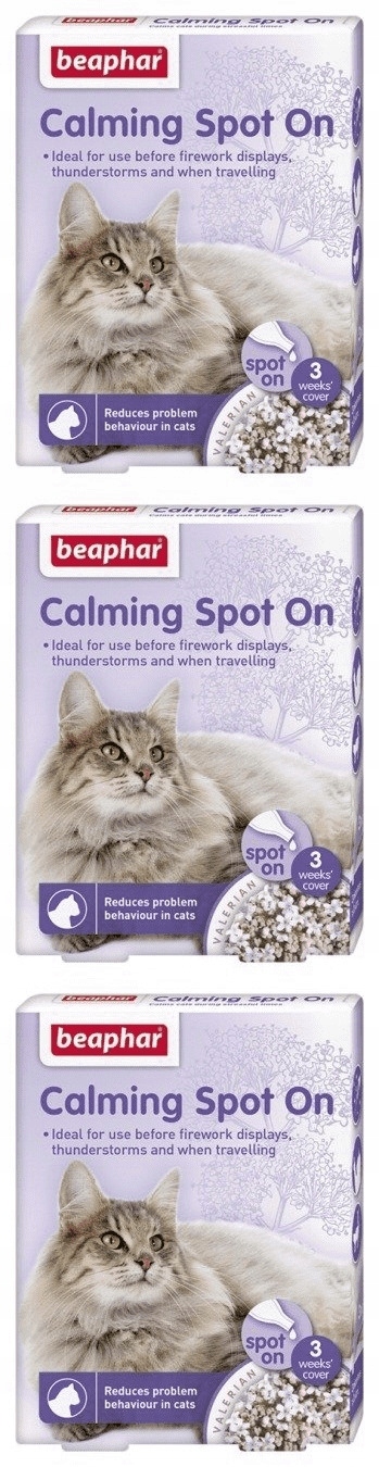 Levně Beaphar uklidňující kapky pro kočky 3x0.4 ml