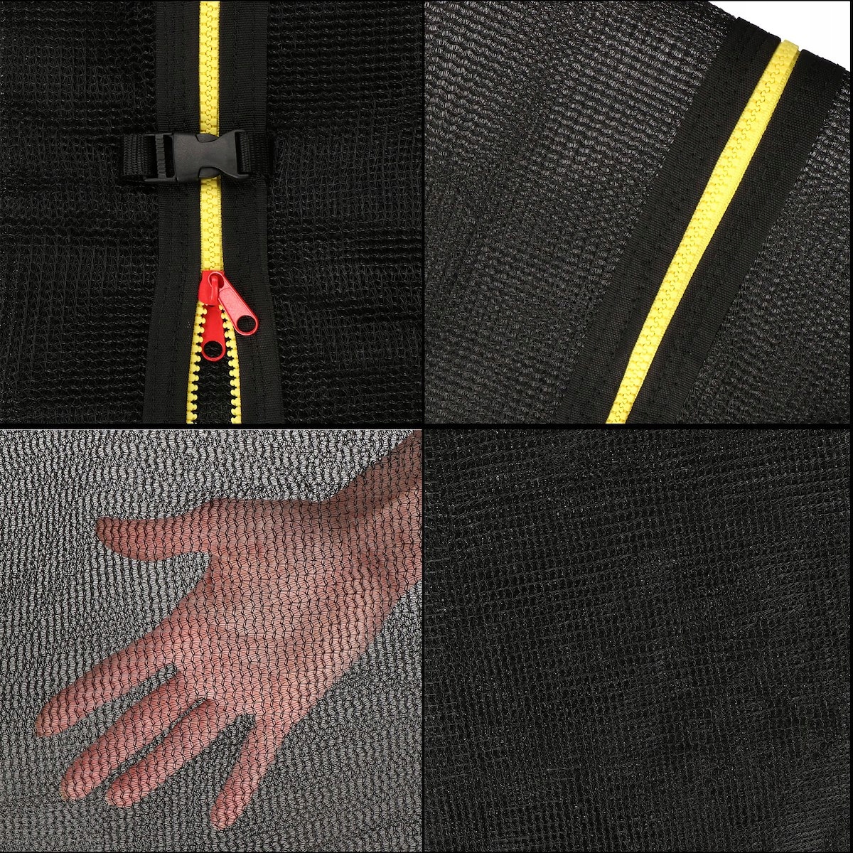 SIATKA DO TRAMPOLINY 244-252cm 8FT na 6 SŁUPKÓW WEWNĘTRZNA OCHRONNA MOCNA Marka springos