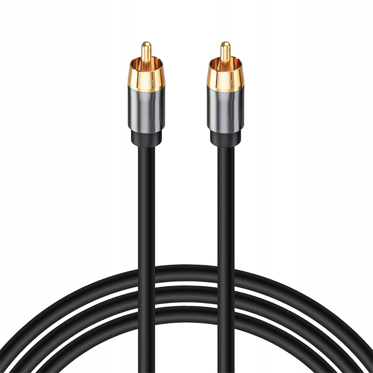 Przewód Kabel COAXIAL 2x RCA cyfrowy Audio 1,8m Audio HiFi SPDIF Marka Novaza Tech