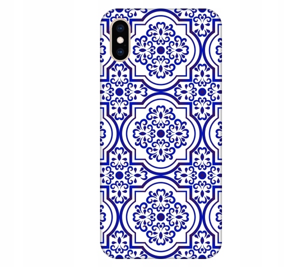 

Etui na telefon iPhone X / Xs Mozaika majolika azu