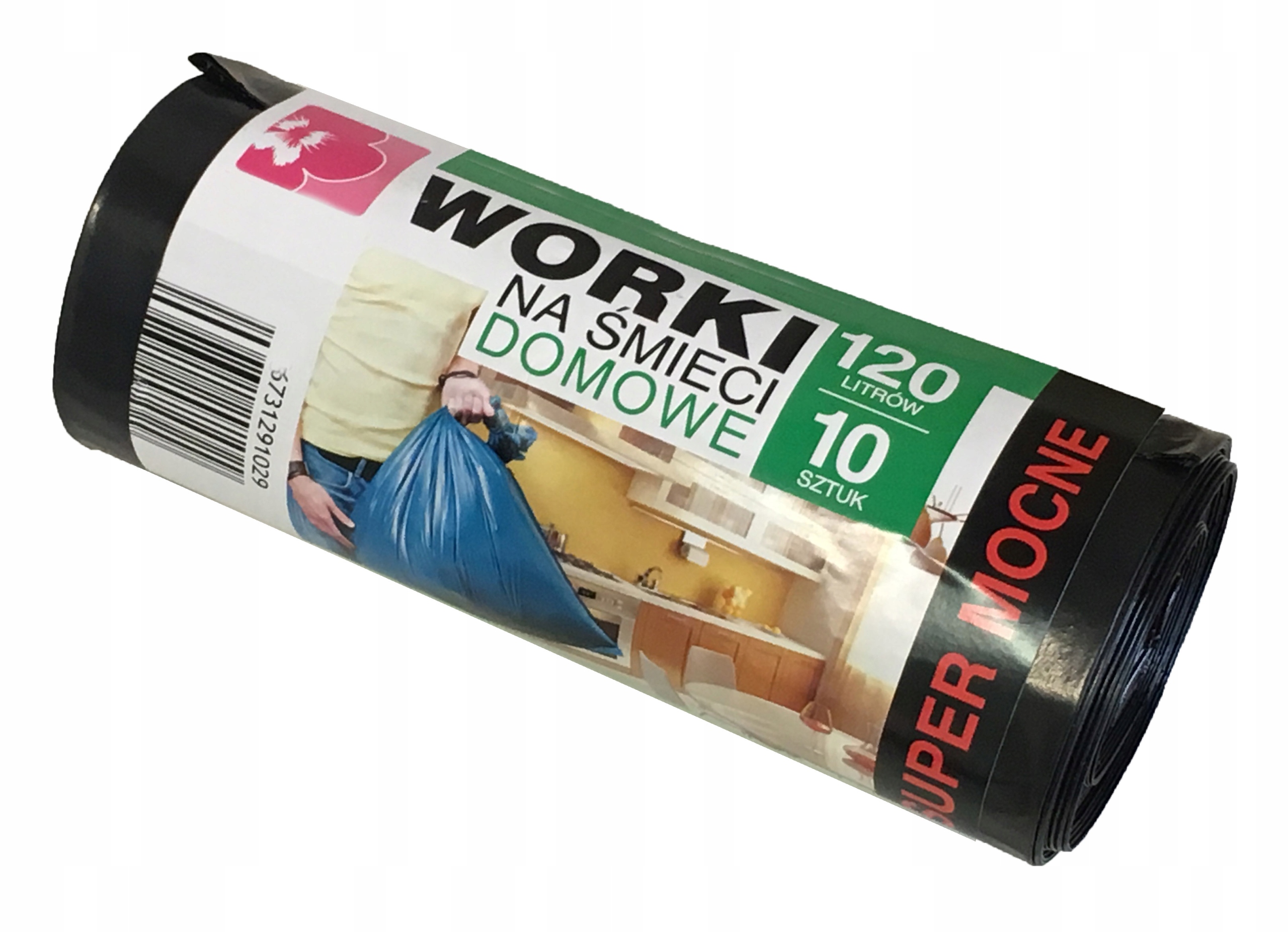 

Worki na Odpady Śmieci Czarne Super Mocne 120L 10s