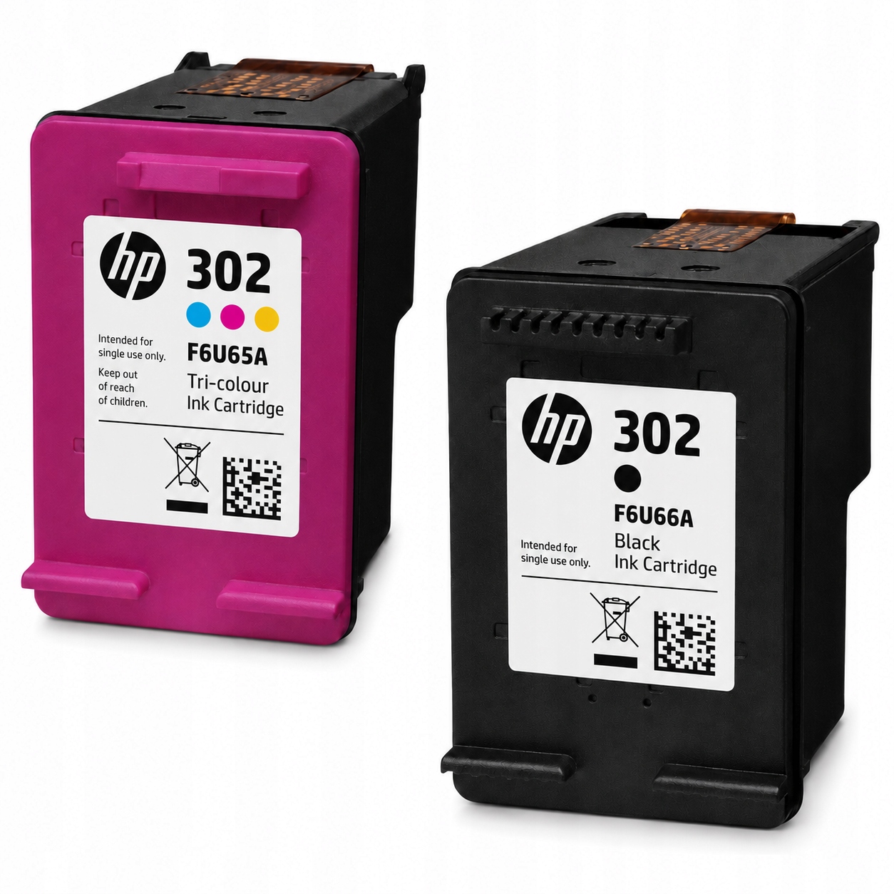 Sada originálních inkoustových inkoustů Hp 302 Černá/Barva 4650 4654 4655