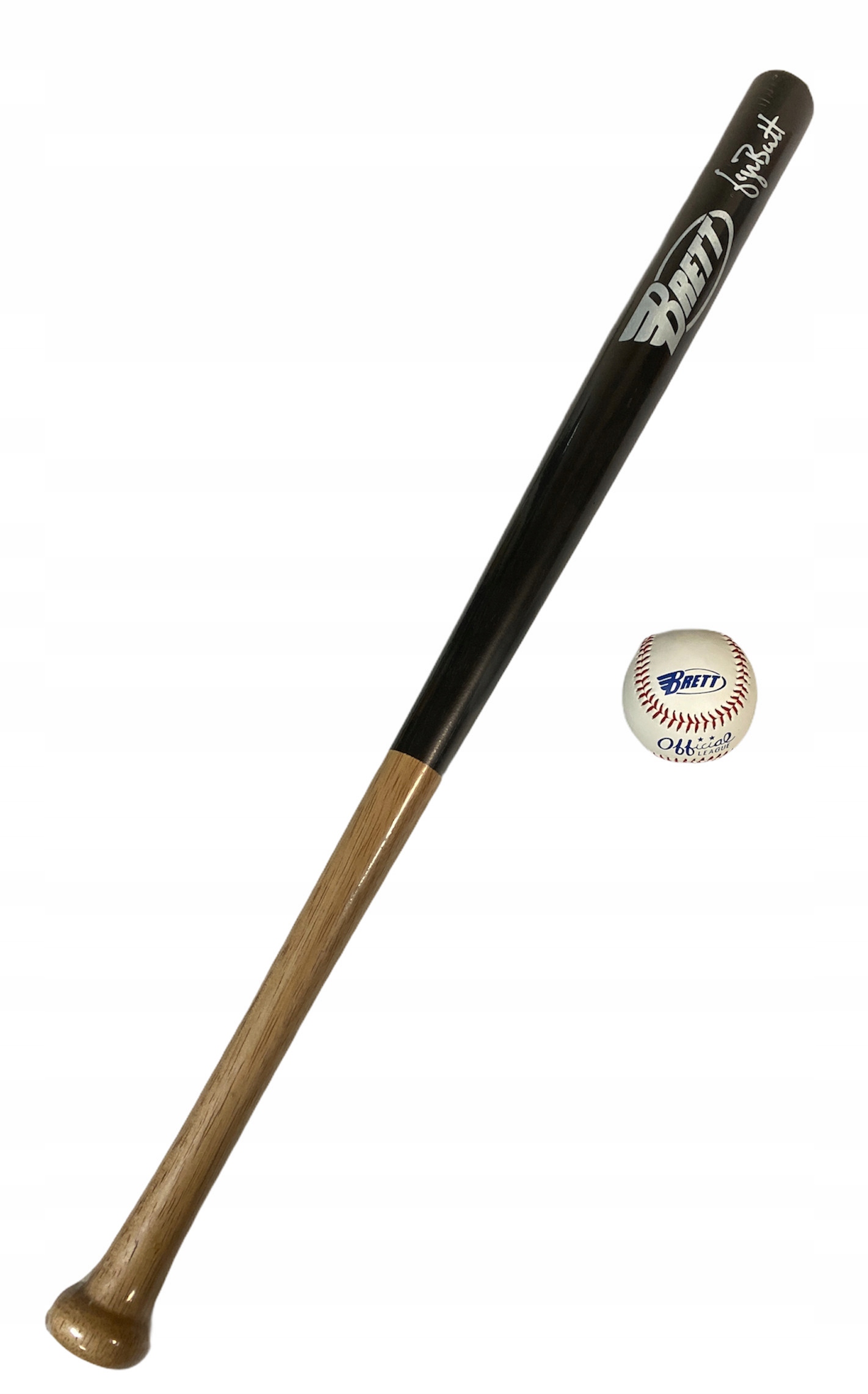 Kij baseballowy z piłką senior Brett