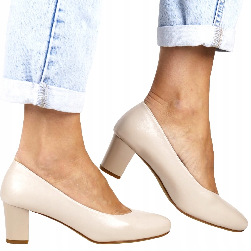 Dámské Lodičky Na Podpatku, Tělové, Béžové, Nová Barva, Pohodlné, Pěkné