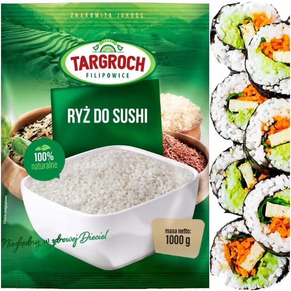 

Ryż Do Sushi Jakość Premium 1kg Targroch