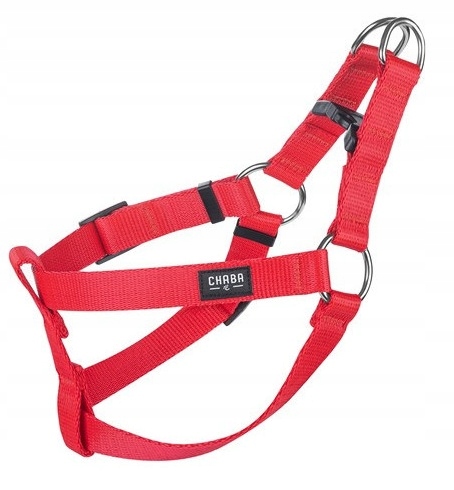 Pásek Pro Psa S Nastavitelnou Červenou Páskou, Silný, Č. 6, Obvod 90 CM Chaba
