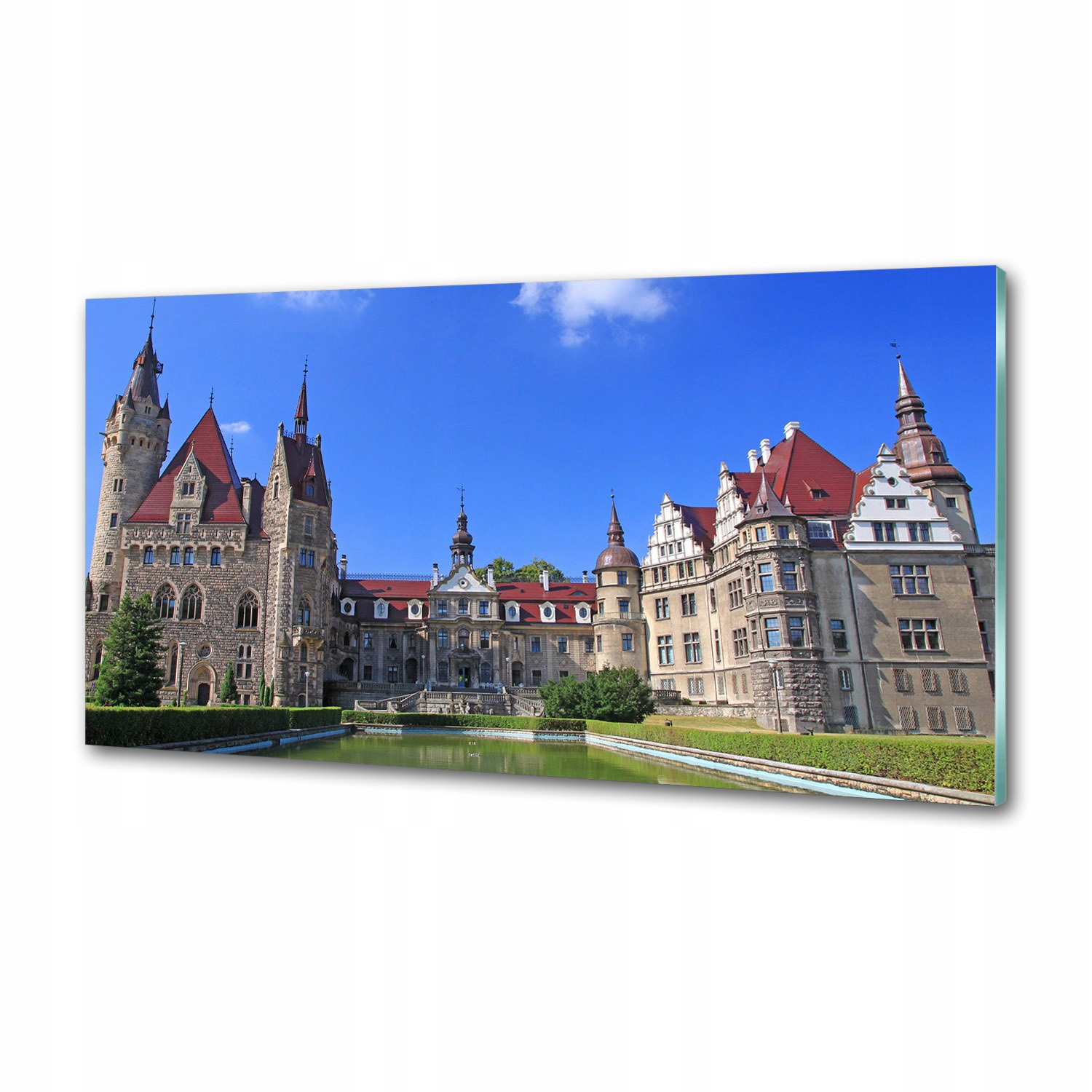 Lacobel panel Zámek Moszna Polska 120x60 cm Lepidlo