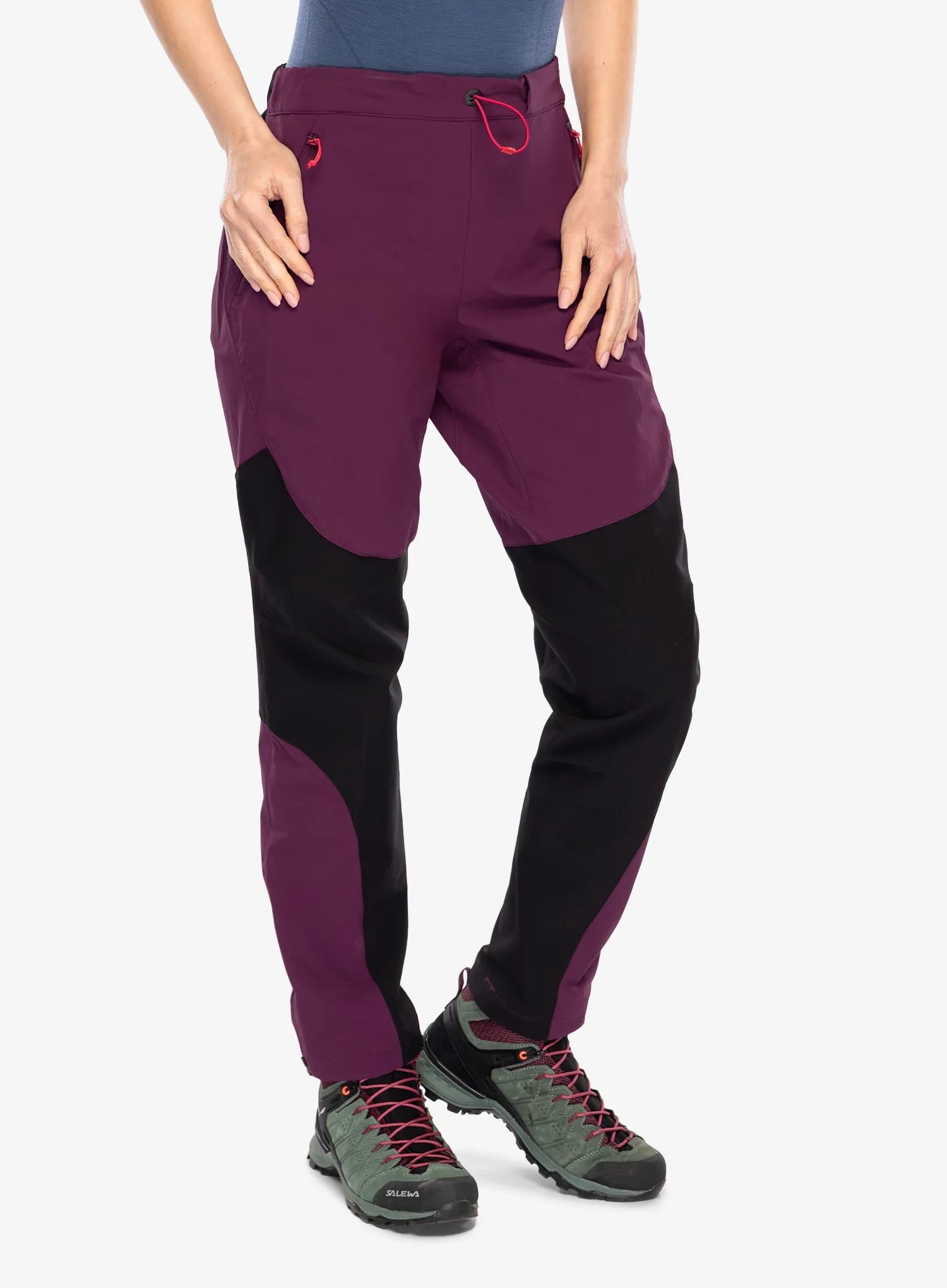 Spodnie trekkingowe damskie Rab Torque Pants mulberry 8 (xs)