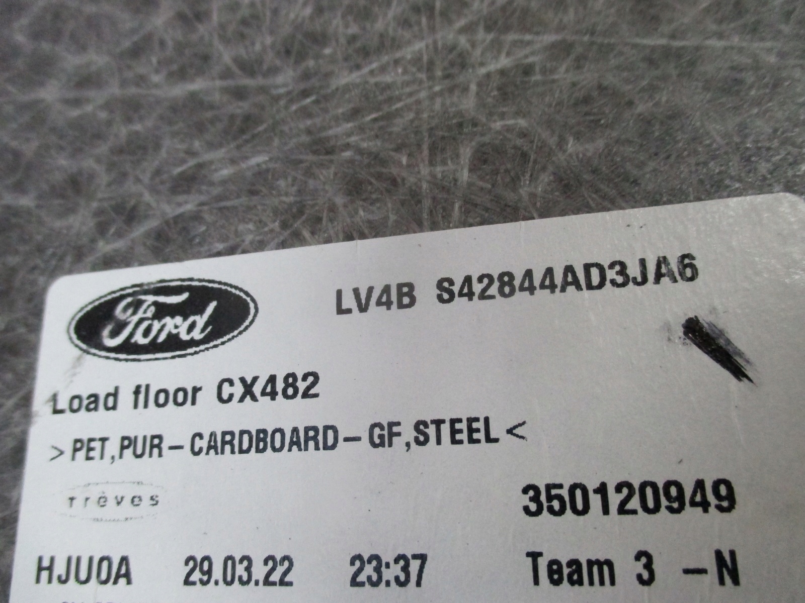 floor boot FORD KUGA MK3 LV4B-S42844-AD