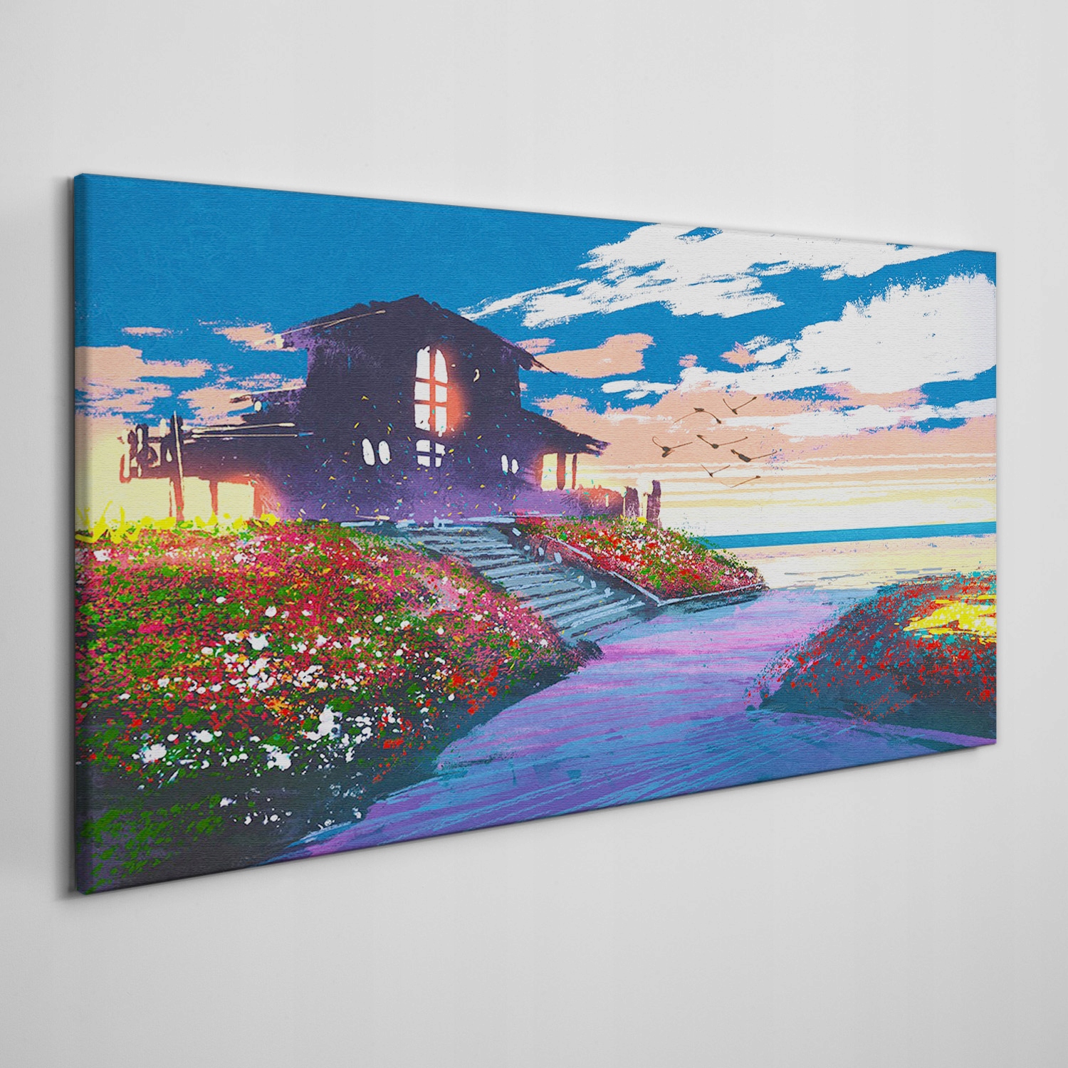 

Ścienny fotoobraz na płótnie Kwiaty niebo 120x60