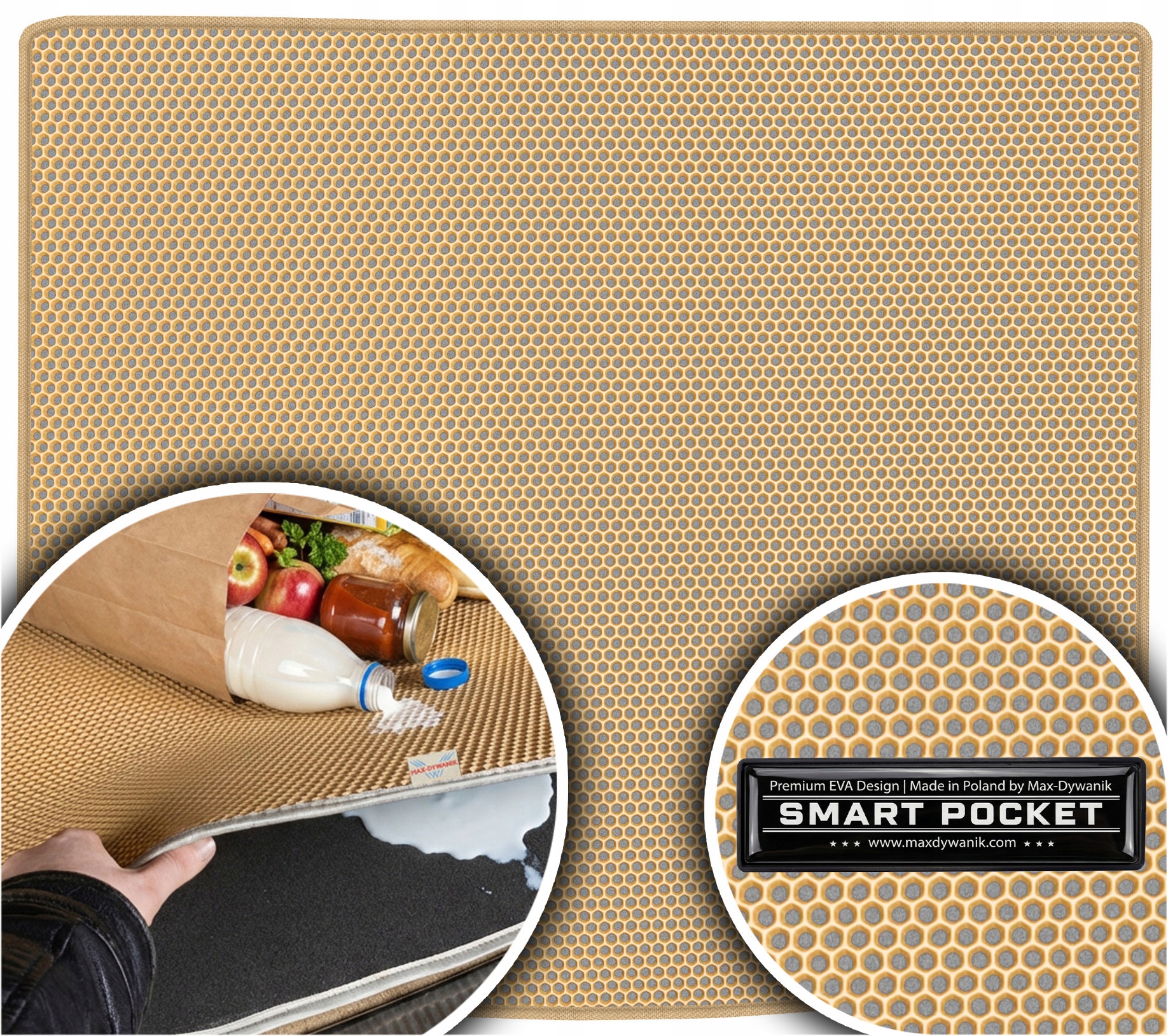Bmw X1 F48 Crossover 2016 Vložka do zavazadlového prostoru Eva Smart Pocket Béžová