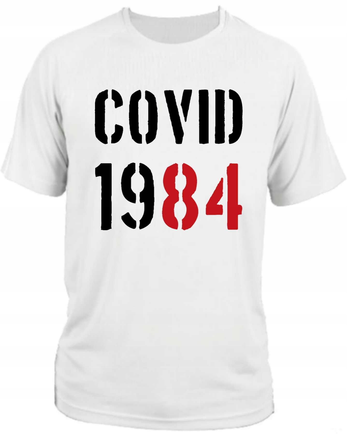 

koszulka Covid 1984 Orwell corona plandemia
