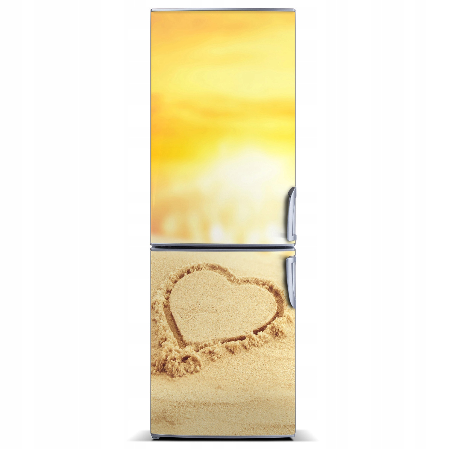 

Mata magnetyczna na lodówkę Serce na plaży 60x180