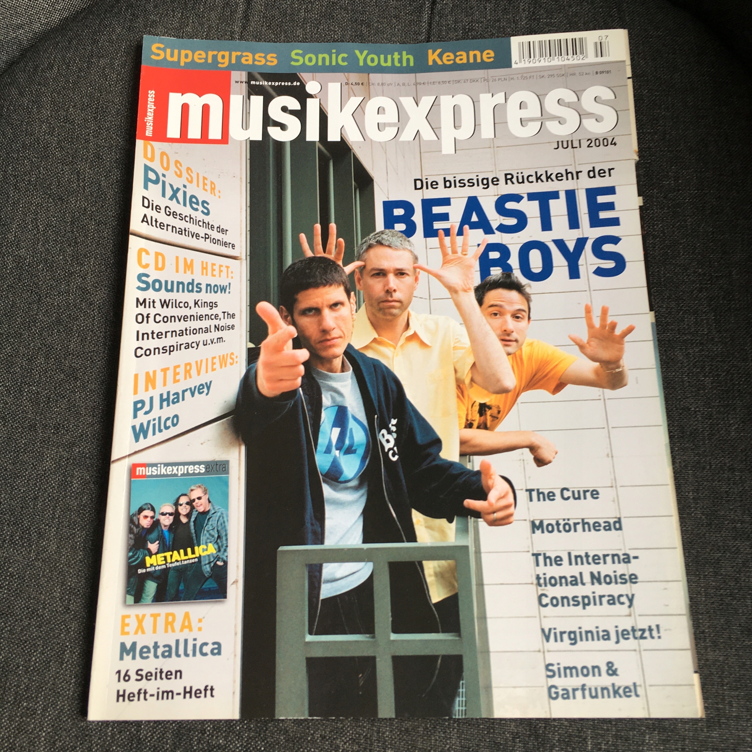 MUSIKEXPRESS 7/04 BESTIE BOYS THE CURE MOTORHEAD