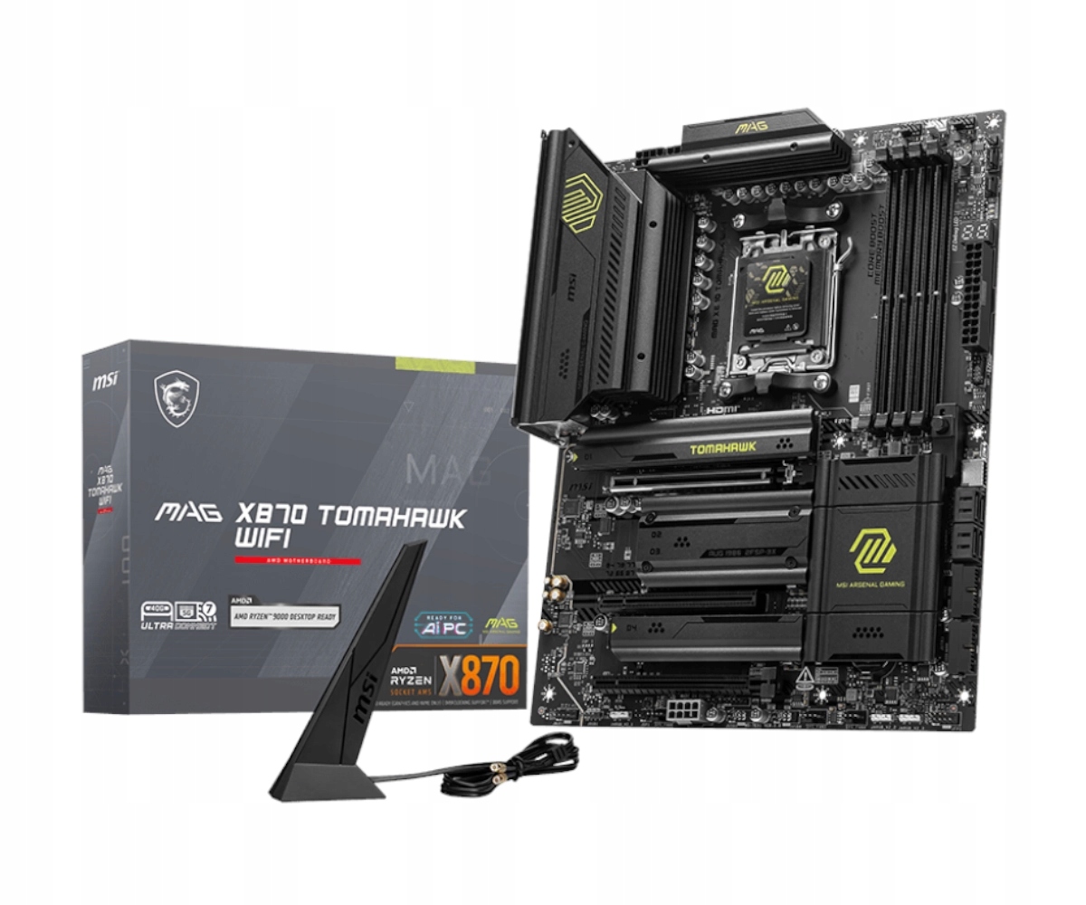 Płyta główna Msi Mag X870 Tomahawk Wifi 7 AM5 4xDDR5 PCIe 5.0 Atx SATA3 M.2