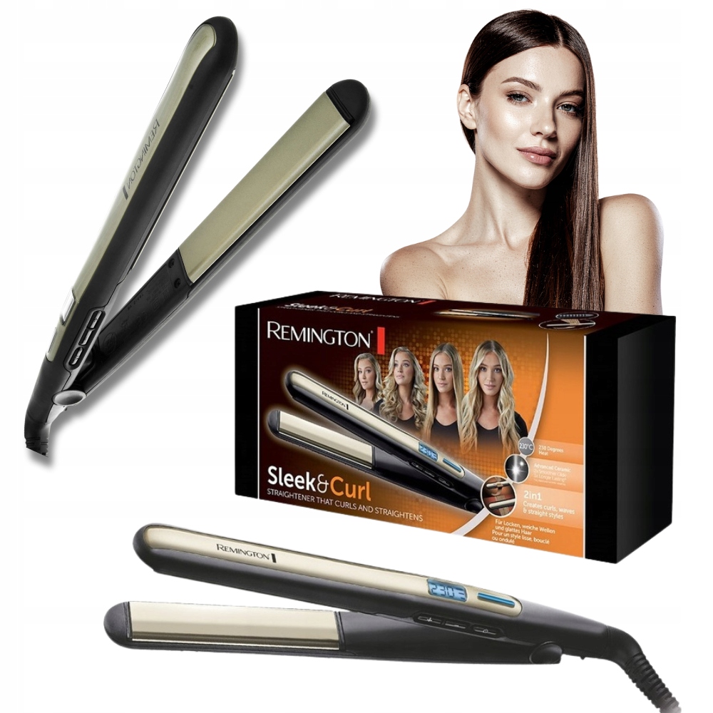 Žehlička Na Vlasy na vlasy Remington černo-zlatá Dárek K Vánocům