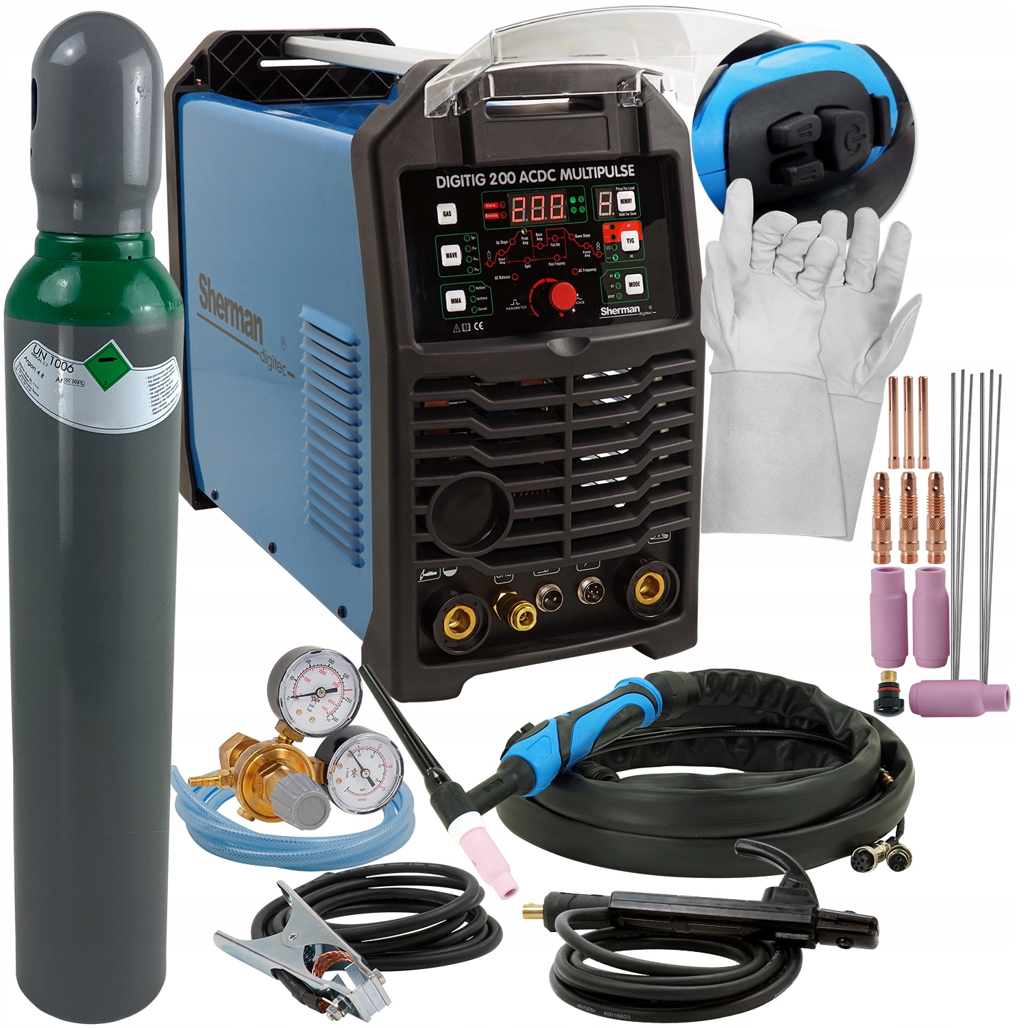 

Spawarka Sherman Tig 200 Multi Puls Ac DC zestaw